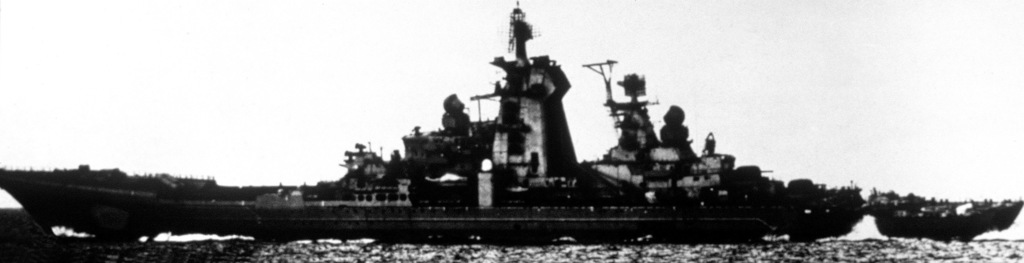 A View Of The Soviet Nuclear Powered Guided Missile Cruiser Kirov