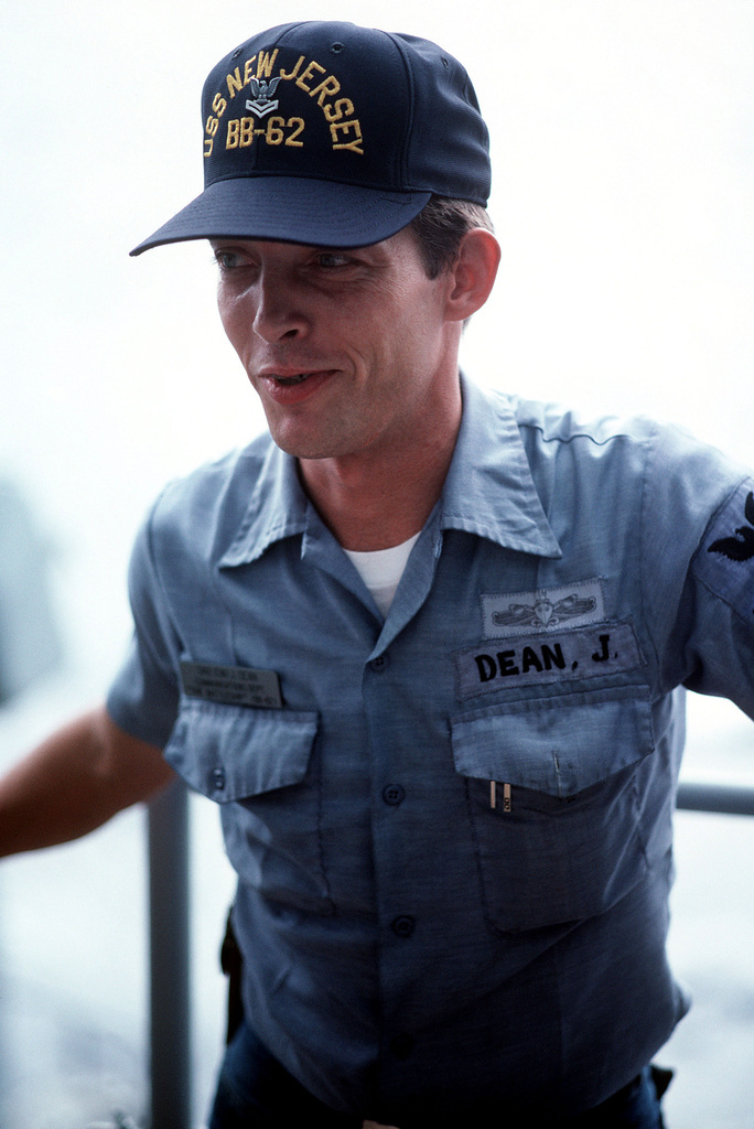 A Crewman Aboard The Battleship USS NEW JERSEY BB 62 The NEW JERSEY