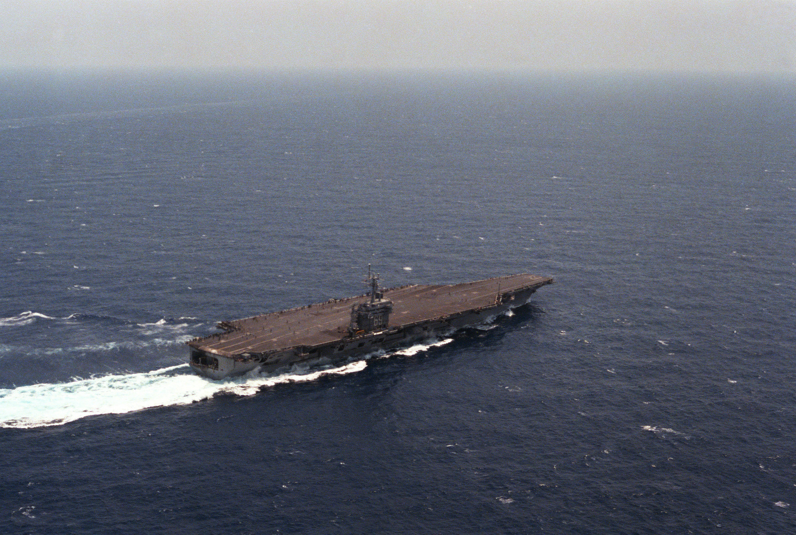 An Elevated Starboard Quarter View Of The Nuclear Powered Aircraft