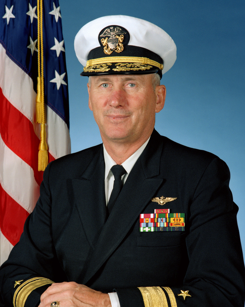 Portrait Us Navy Usn Rear Admiral Radm Upper Half John C Weaver