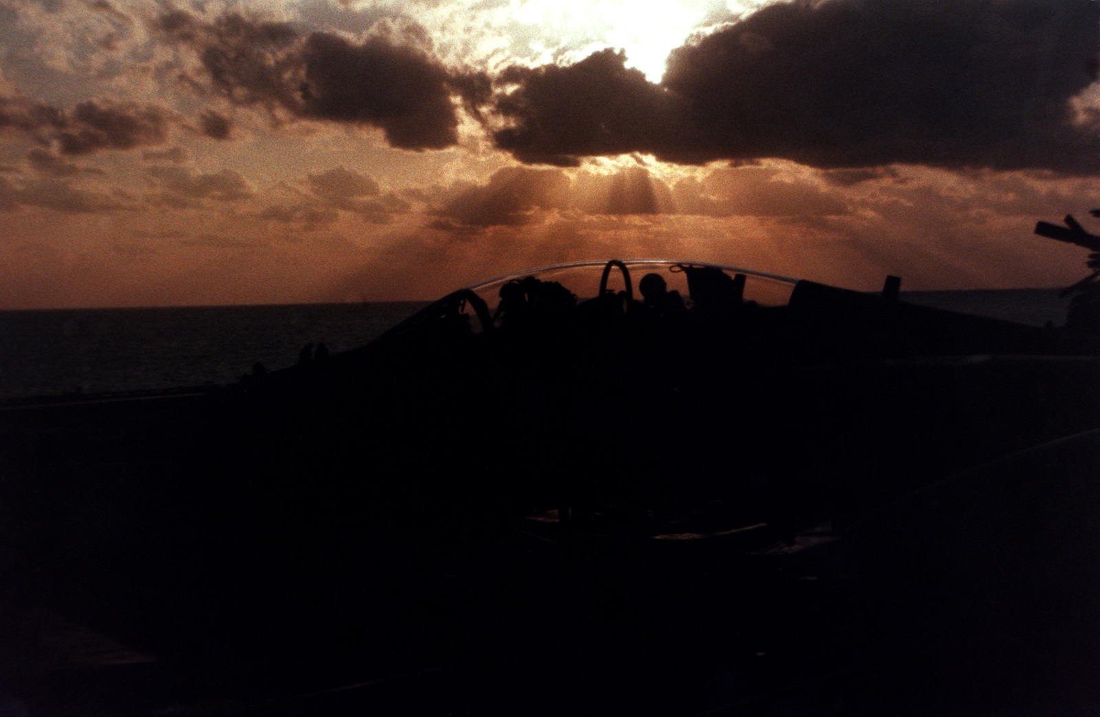 The Pilot And Radar Intercept Officer RIO Aboard An F 14A Tomcat