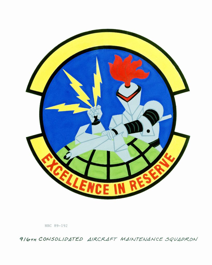 Approved Insignia For 916th Consolidated Aircraft Maintenance Squadron