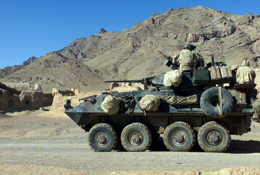 Marines With Alpha Company Second Light Armored Reconnaissance