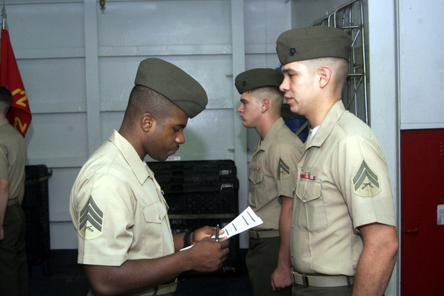 US Marine Corps USMC Sergeant SGT Wayne Hairston A Corporal S