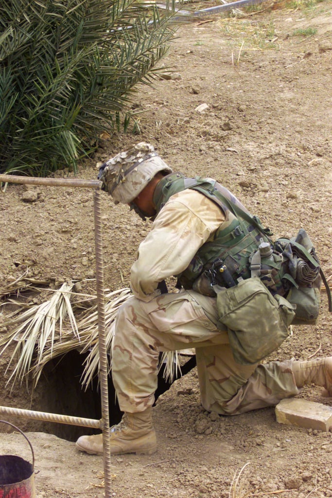 A Us Marine Corps Usmc Troop From Charlie Company St Battalion Th