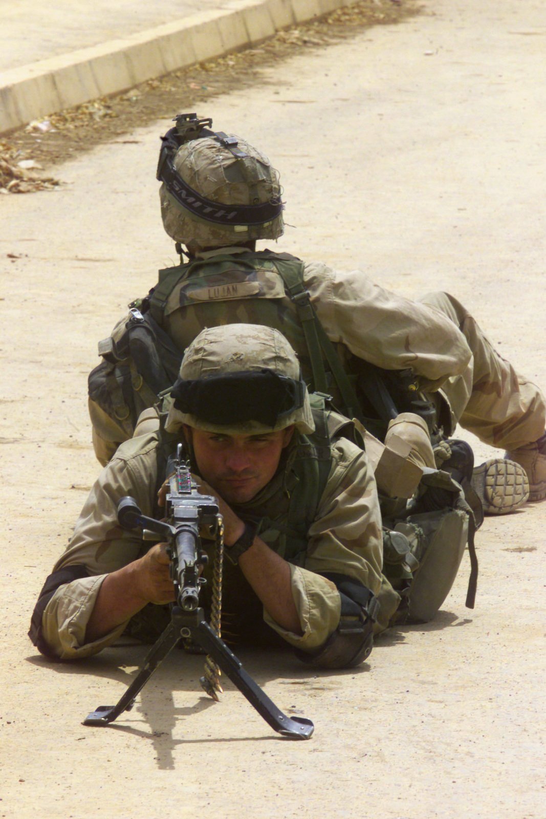 During A Foot Patrol Us Marine Corps Usmc Personnel From Charlie