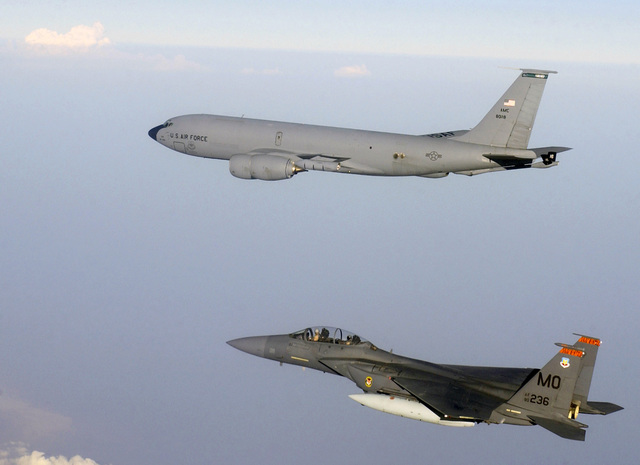 A Us Air Force Usaf F Strike Eagle Fighter Piloted By Usaf