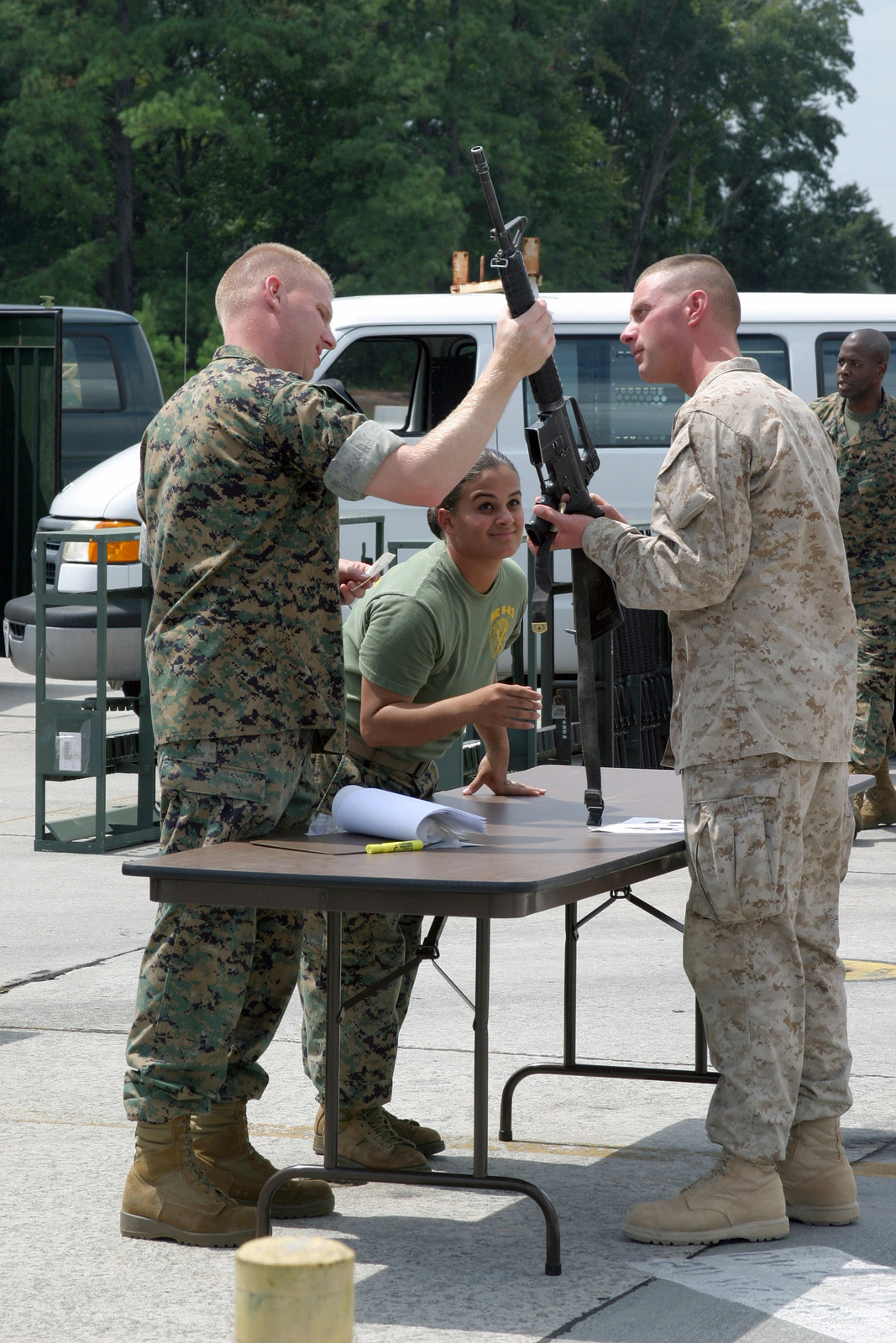 Us Marine Corps Usmc Marines Assigned To Marine Wing Support Squadron