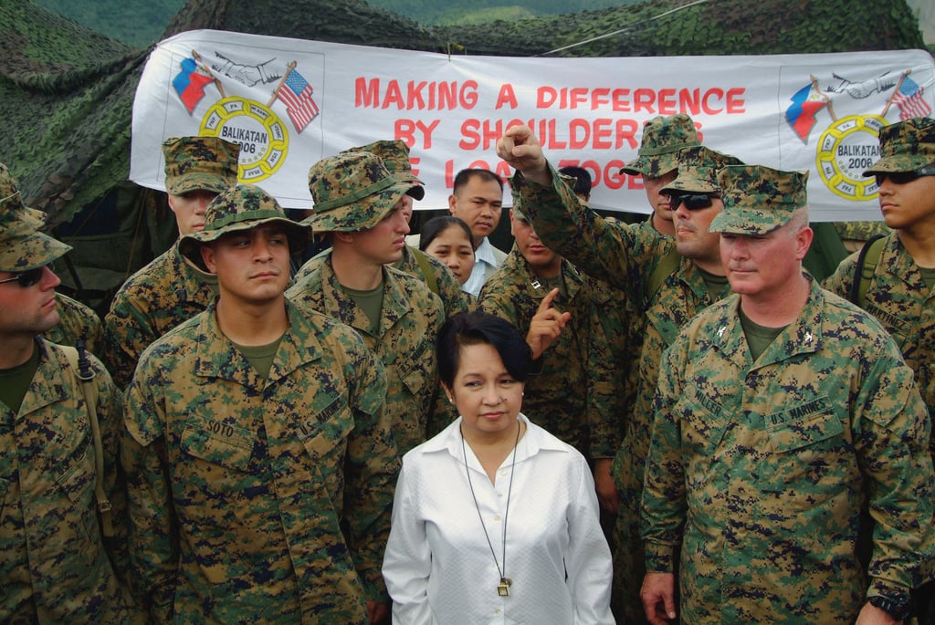 The President Of The Philippines Gloria Macapagal Arroyo Center