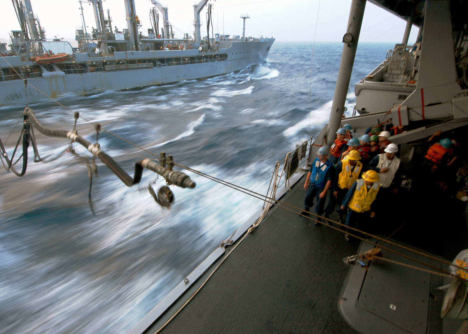 On Board The US Navy USN Amphibious Command Ship USS BLUE RIDGE LCC