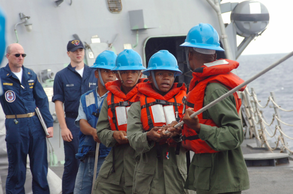 Onboard The US Navy USN Arleigh Burke Class Flight I Guided Missile