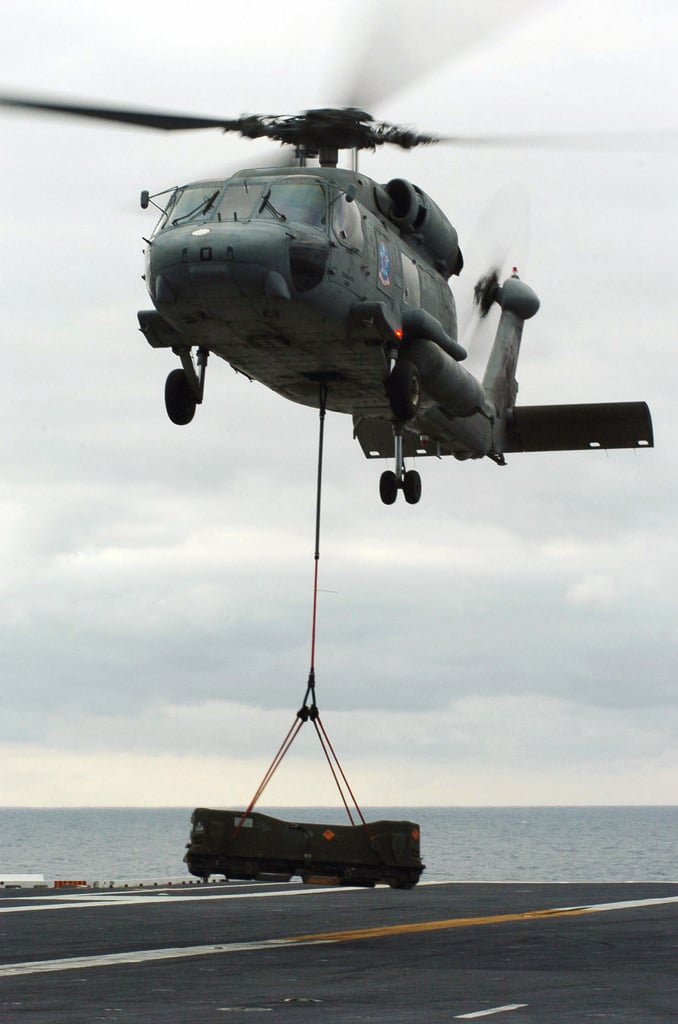 A Us Navy Usn Sh F Sea Hawk Helicopter Assigned To Helicopter Anti