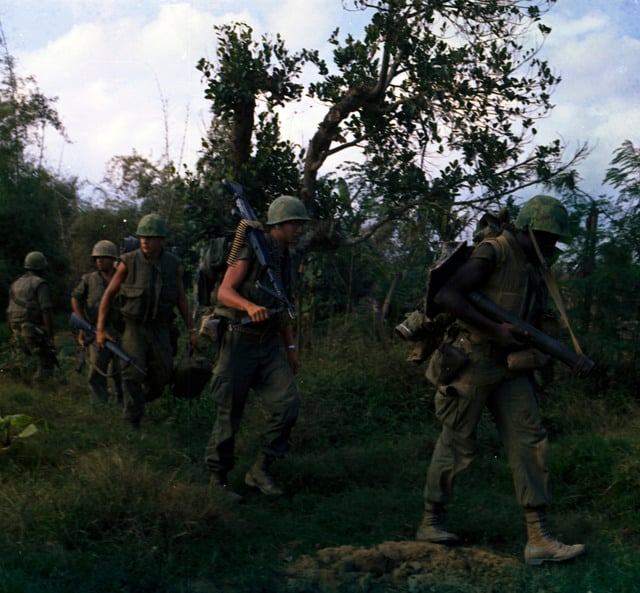 Marines of Co. M, 3rd Bn., 7th Marine Regt., Move Out to Catch a ...