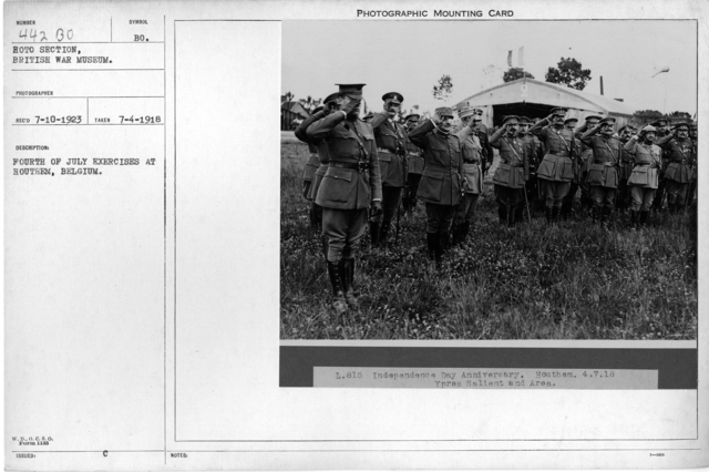 Ceremonies - Independence Day, 1917 - Boys from St. Agnes Convent