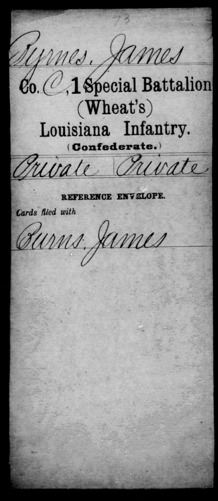 Byrnes, James - Age [Blank], Year: [Blank] - First (Wheat's) Special ...