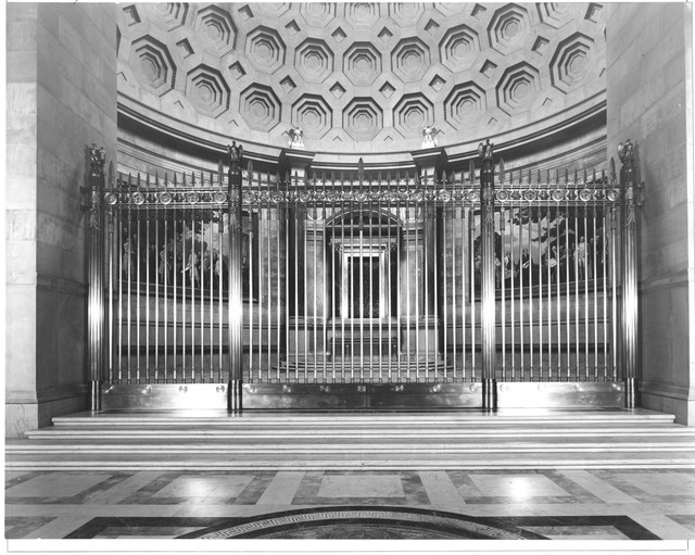 Photograph of Rotunda with Closed Gate, National Archives Building ...