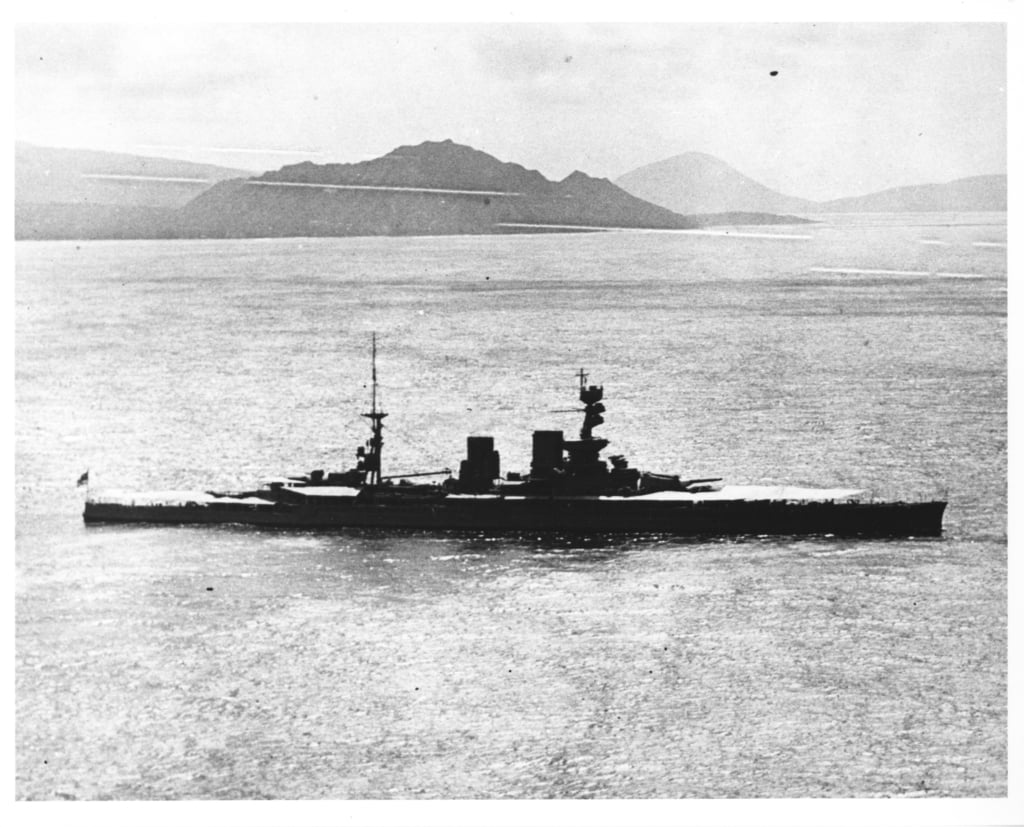 Aerial Photograph Of HMS Repulse - PICRYL Public Domain Search