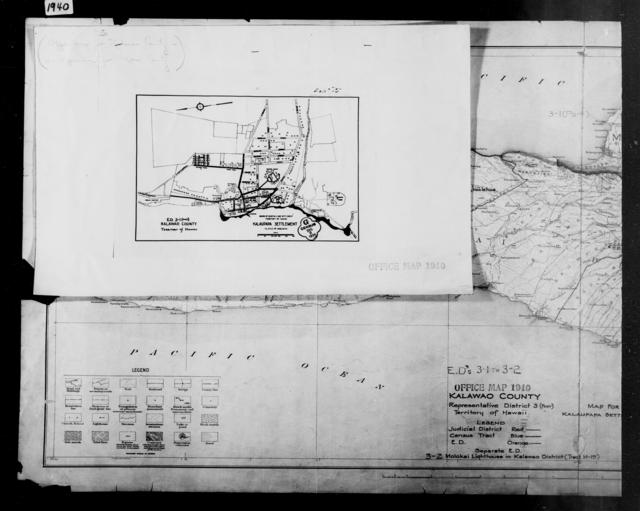 1940 Census Enumeration District Maps - Hawaii - Kalawao County - ED 3 ...