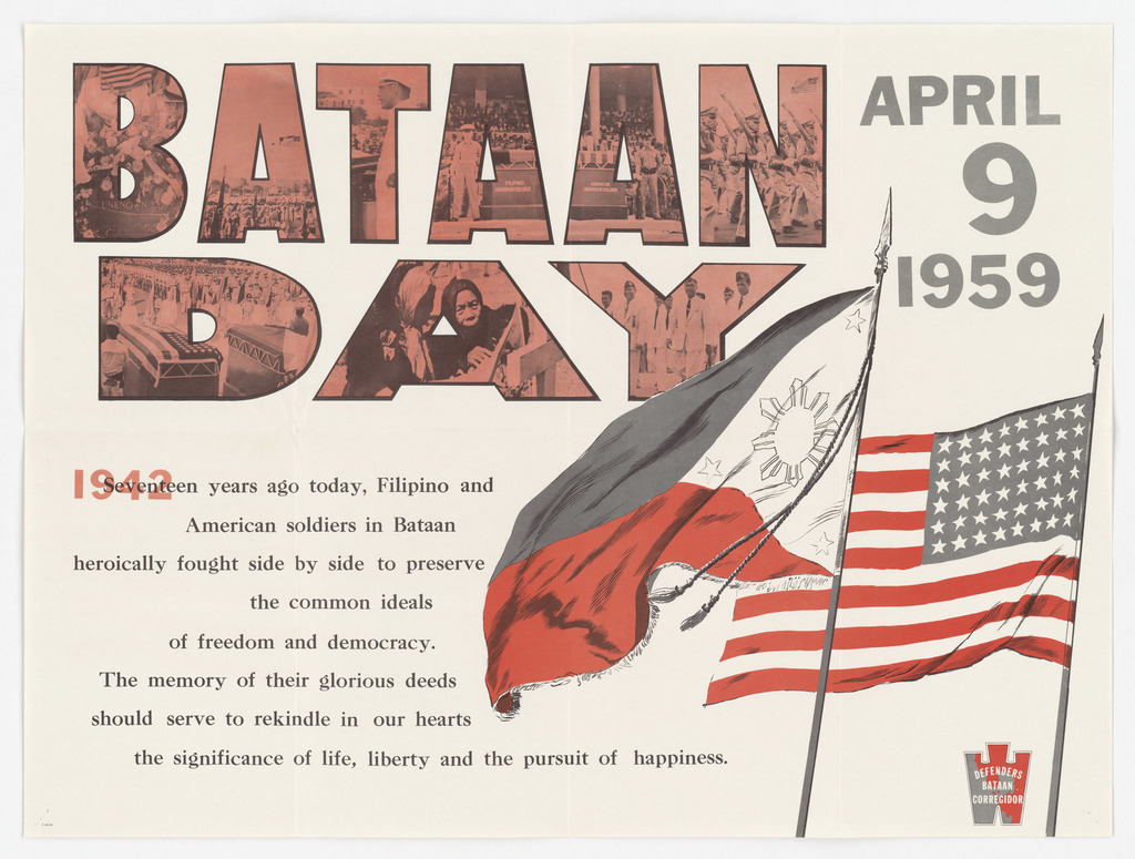 Bataan Day Poster 1959 Picryl Public Domain Image