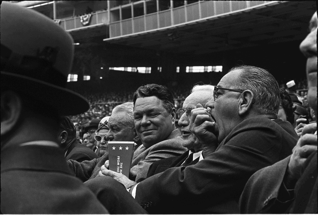 Opening Day of the 1961 Baseball Season, 1:10PM. President John F