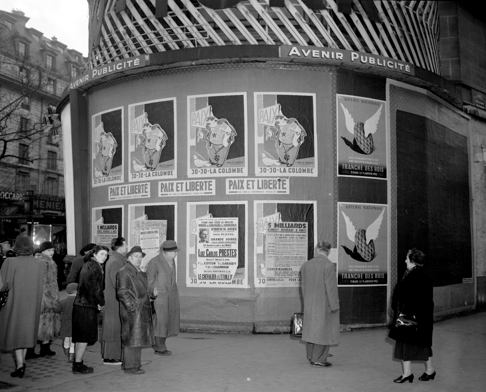 [Political Posters - Paris Posters Battle Against Communism, 