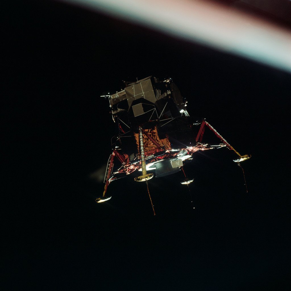 AS11-44-6581 - Apollo 11 - Apollo 11 Mission image - View of Lunar ...