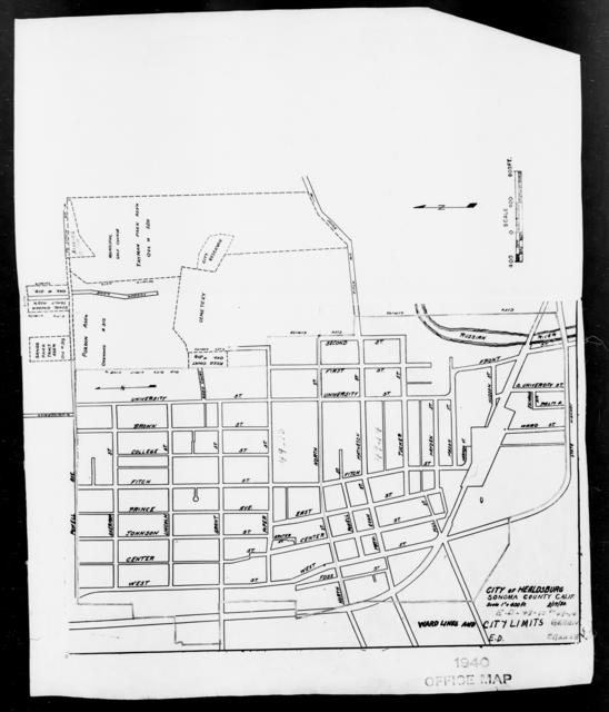 1940 Census Enumeration District Maps - California - Sonoma County ...