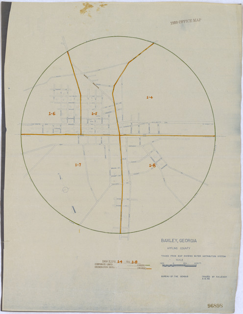 1950 Census Enumeration District Maps - Georgia (GA) - Appling County ...