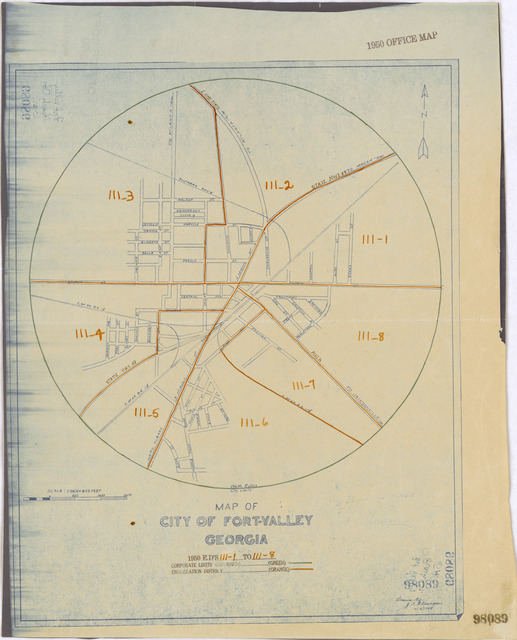 1950 Census Enumeration District Maps (GA) Peach County