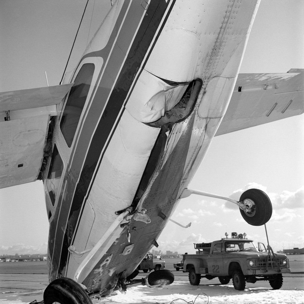 the-underside-of-a-cessna-210-aircraft-that-crashed-at-naval-air