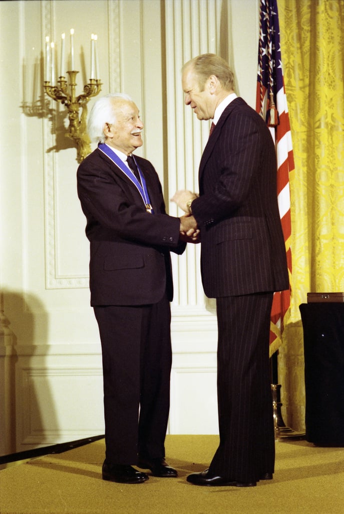 Photograph Of President Gerald R Ford Congratulating Conductor Arthur