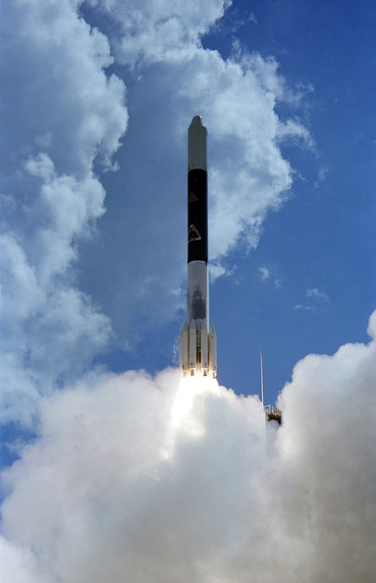 A Delta 144 Launch Vehicle Carrying The Nasa European Space Agency 