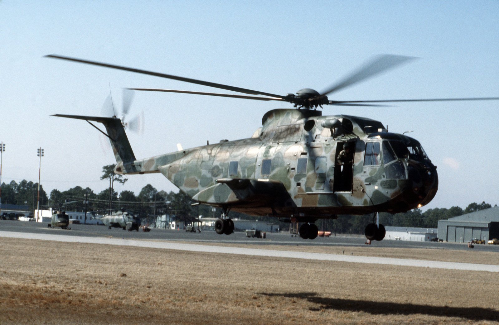 A Right Side View Of A 20th Special Operations Squadron Ch-3 Sea King 