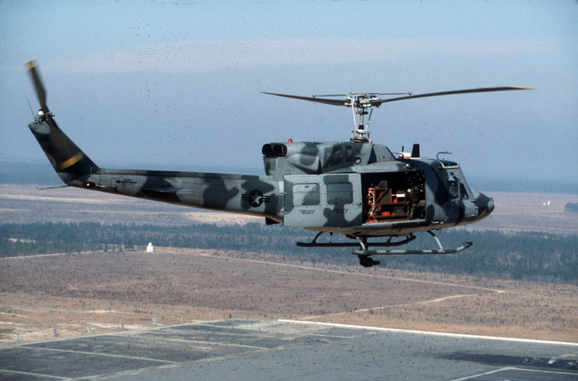 An Air To Air Right Side View Of A 20th Special Operations Squadron Uh 