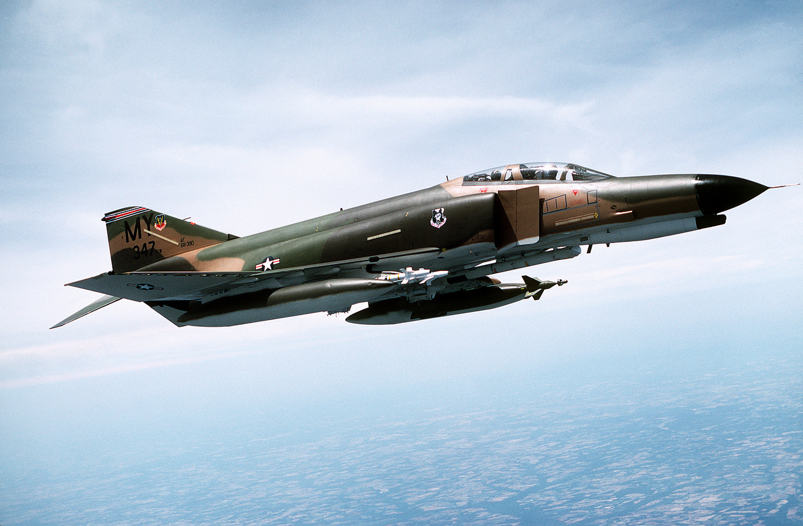 F 4e Phantom Ii Aircraft From The 347th Tactical Fighter Wing The