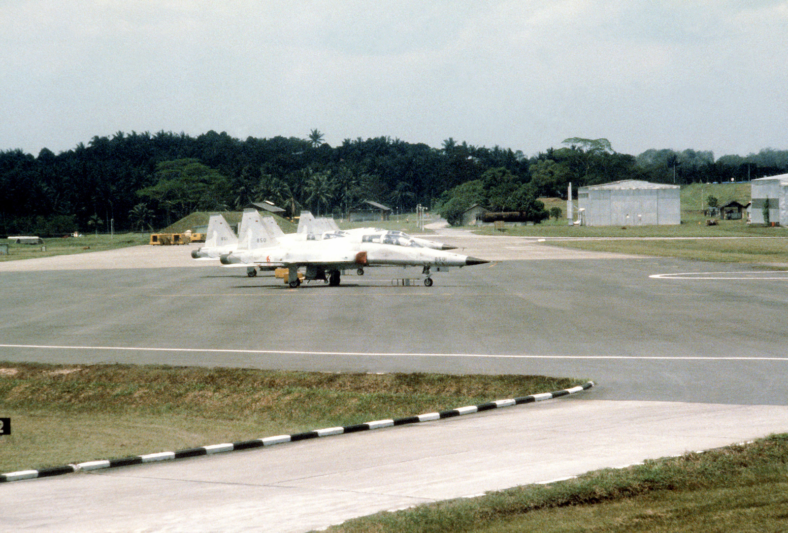 A Right Front View Of An F-5 Freedom Fighter Aircraft Of The Royal ...