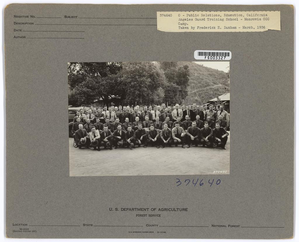 Civilian Conservation Corps - California, National Forest Service ...