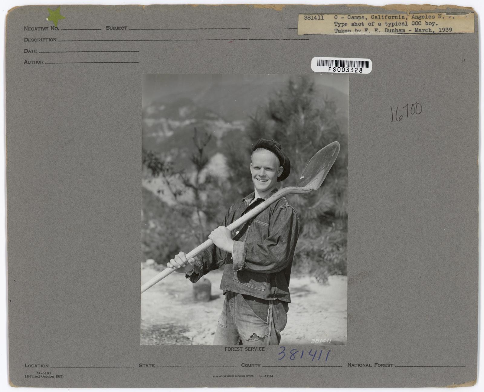 Civilian Conservation Corps - Camps - California, National Forest ...