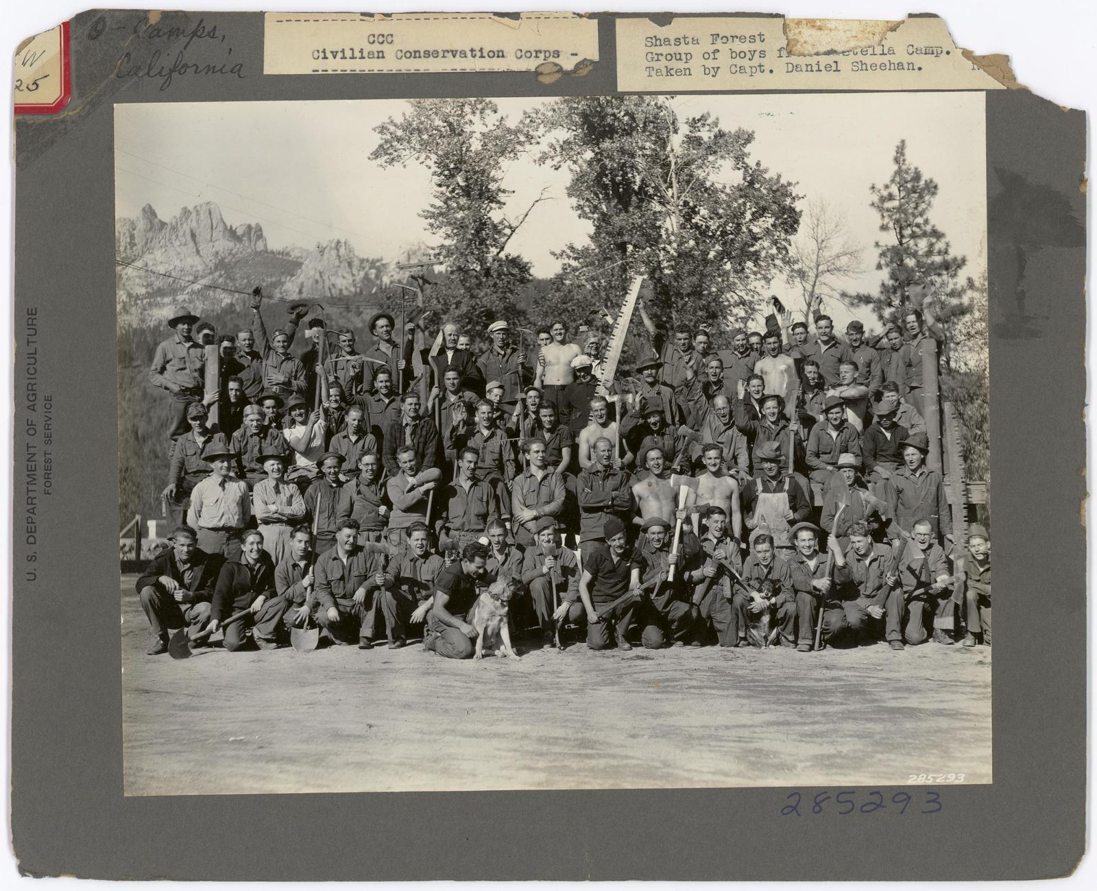 Civilian Conservation Corps - Camps - California, National Forest ...