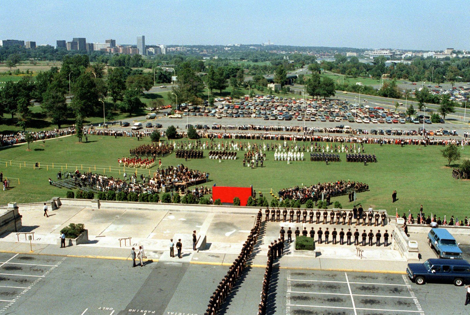 A ceremony is held for the dedication of the GEN Douglas MacArthur ...