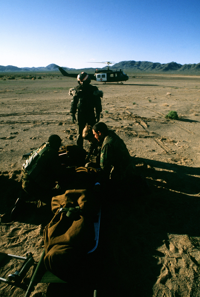 A Paratrooper From The 82nd Airborne Division Is Prepared For Medical ...