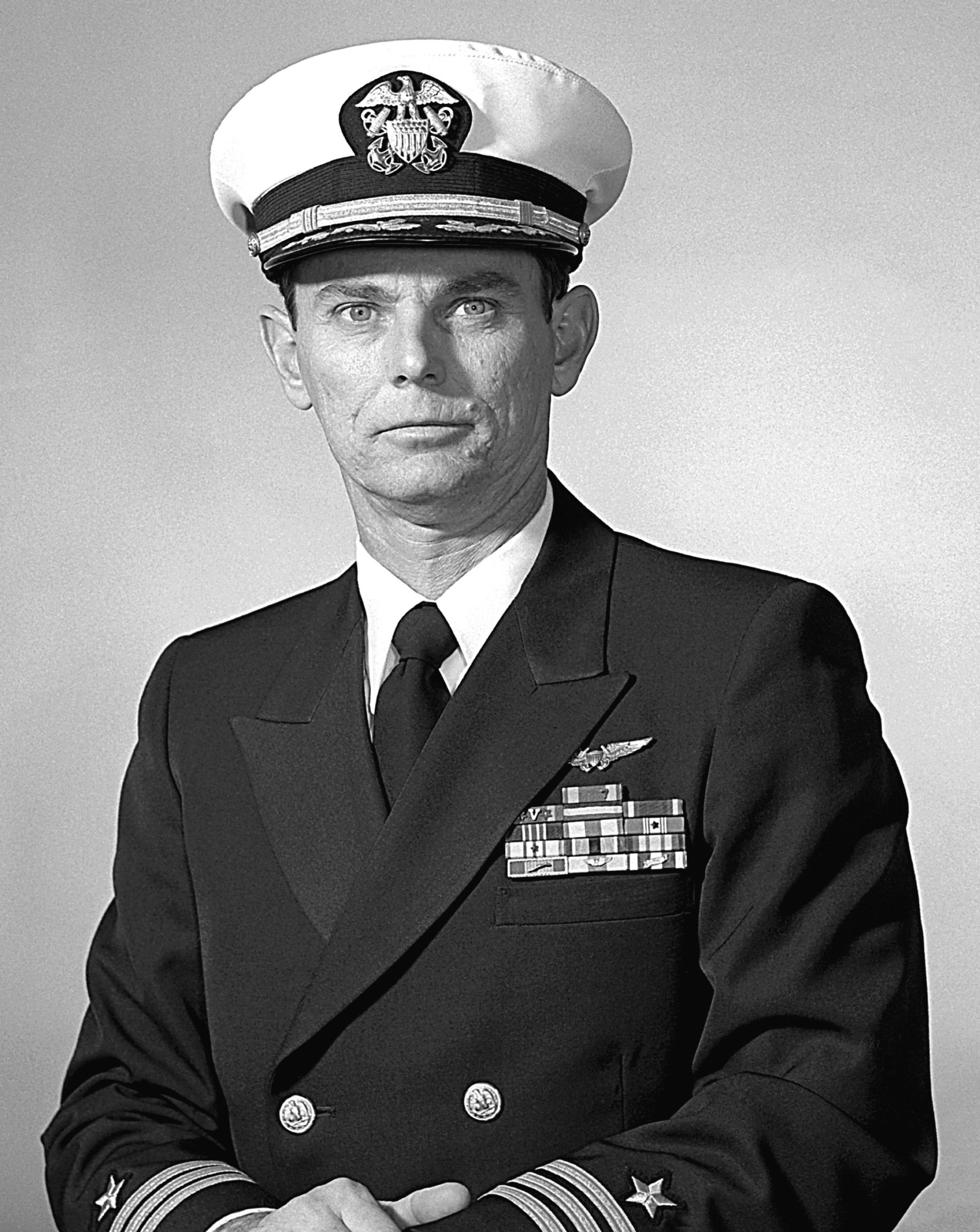 CDR Guy W. Wicks, USN (covered) - NARA & DVIDS Public Domain Archive ...