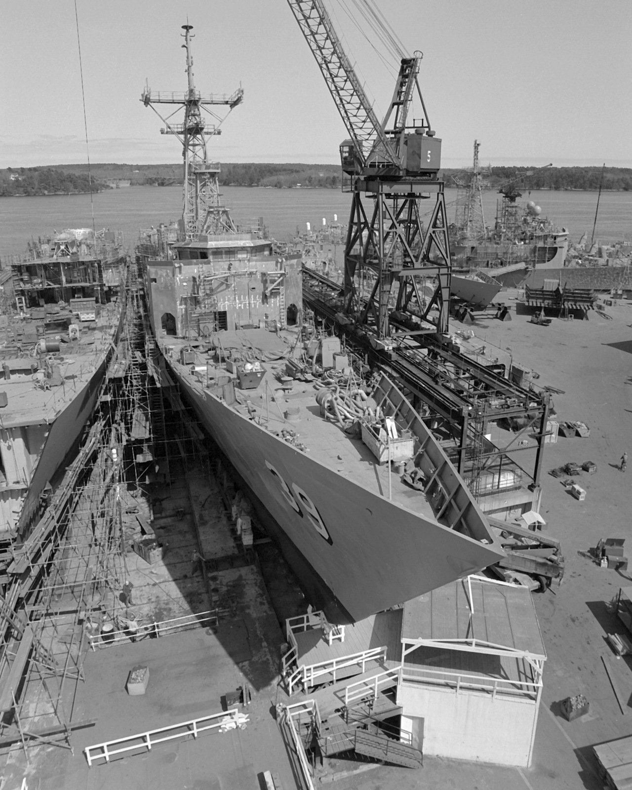 A Starboard Bow View Of The Guided Missile Frigate Doyle Ffg The