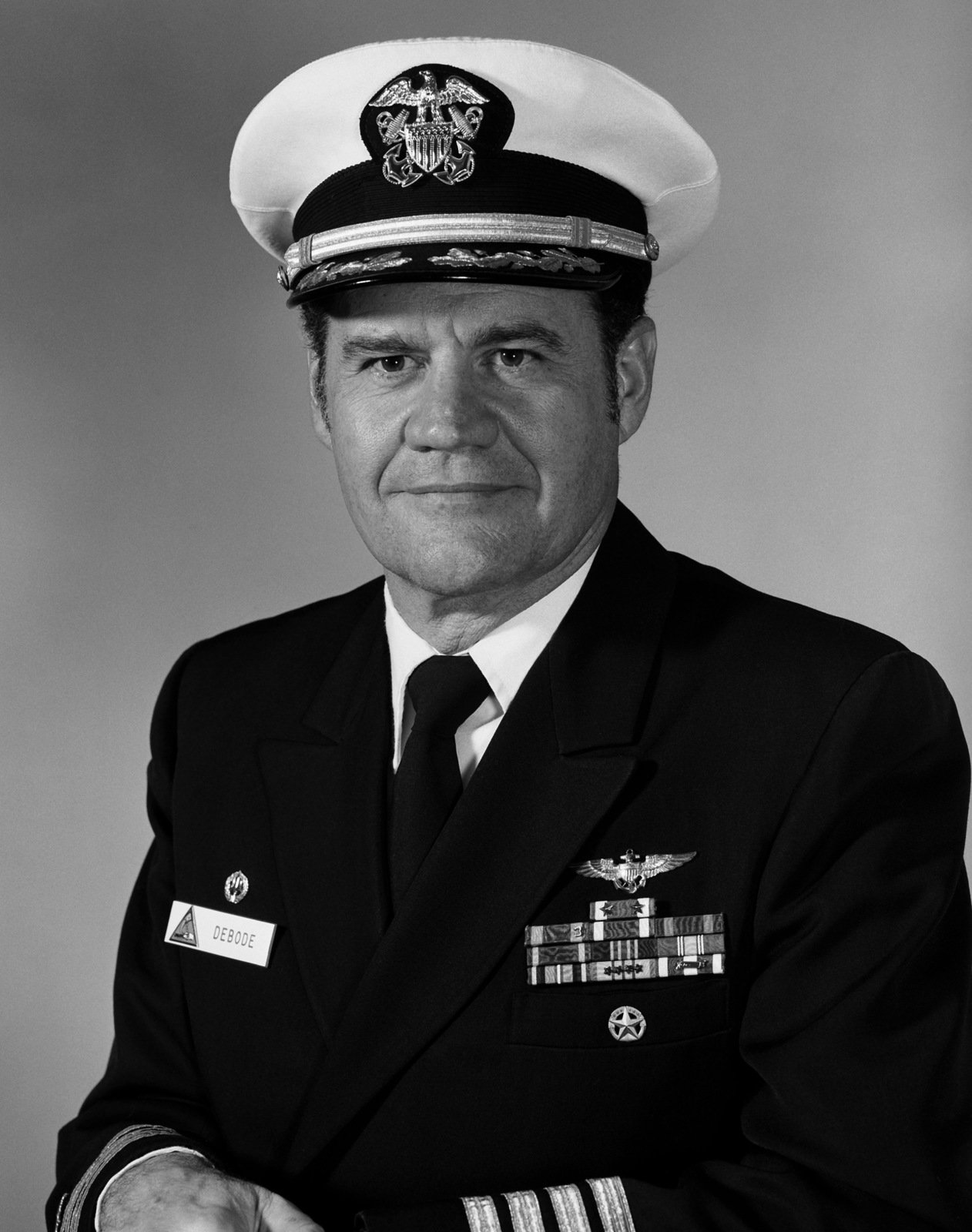 CAPT Don G. Debode, USN (covered) - NARA & DVIDS Public Domain Archive ...