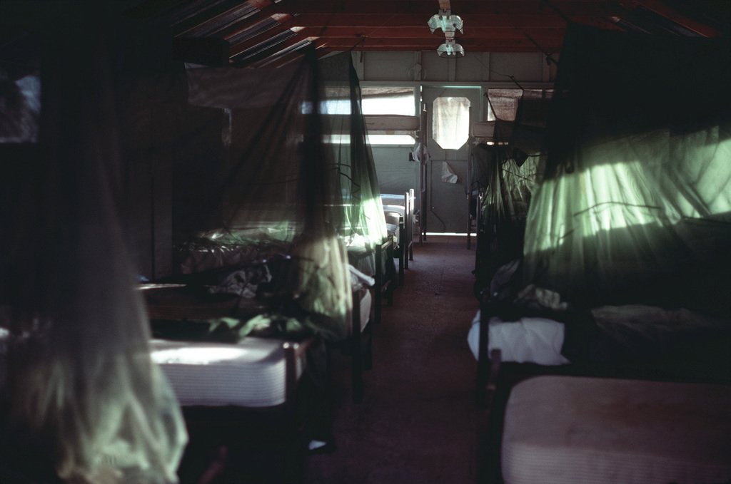 The Interior Of One Of The Enlisted Barracks Building Known By Their Occupants As Sea Huts 7414