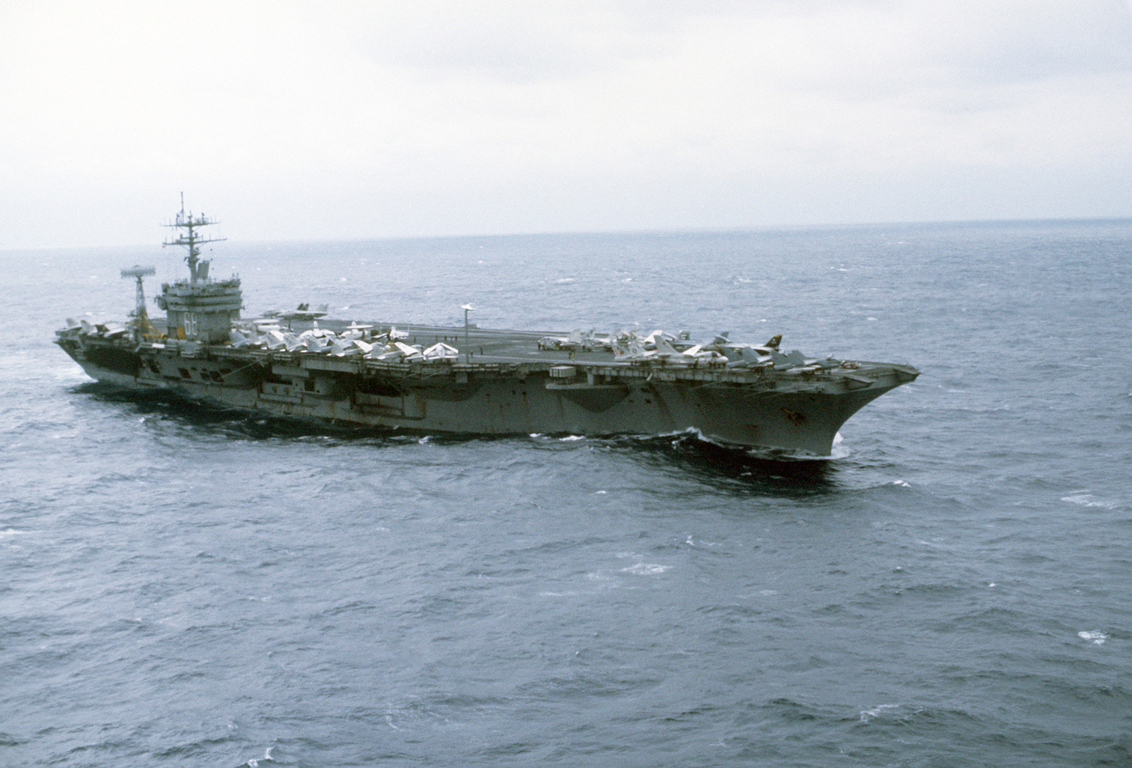 an-aerial-starboard-bow-view-of-the-nuclear-powered-aircraft-carrier