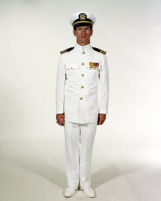 Uniform: Dinner dress white, male Navy officers - NARA & DVIDS Public ...