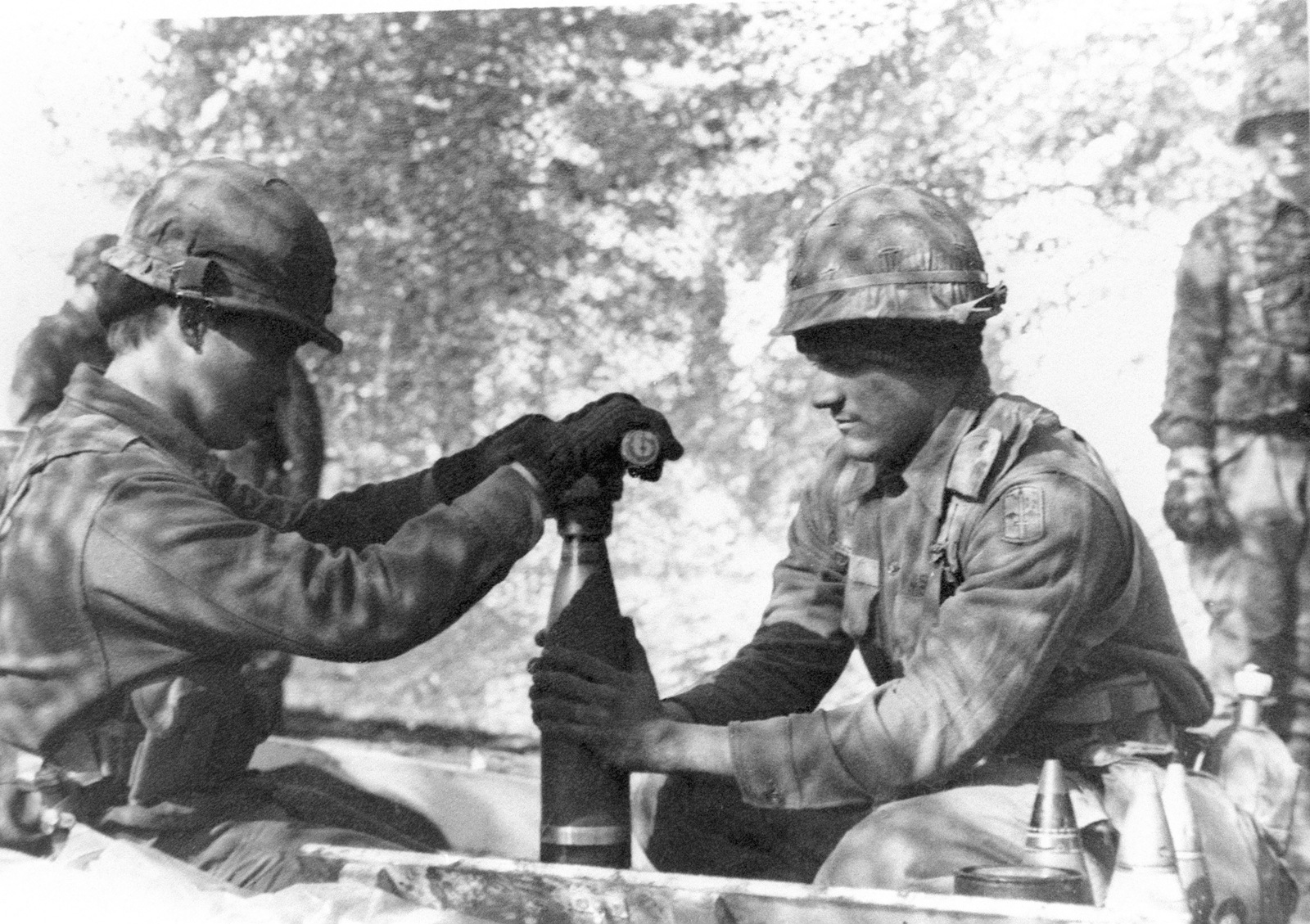 Members Of Battery B, 1ST Battalion, 37th Field Artillery, Upcap A ...