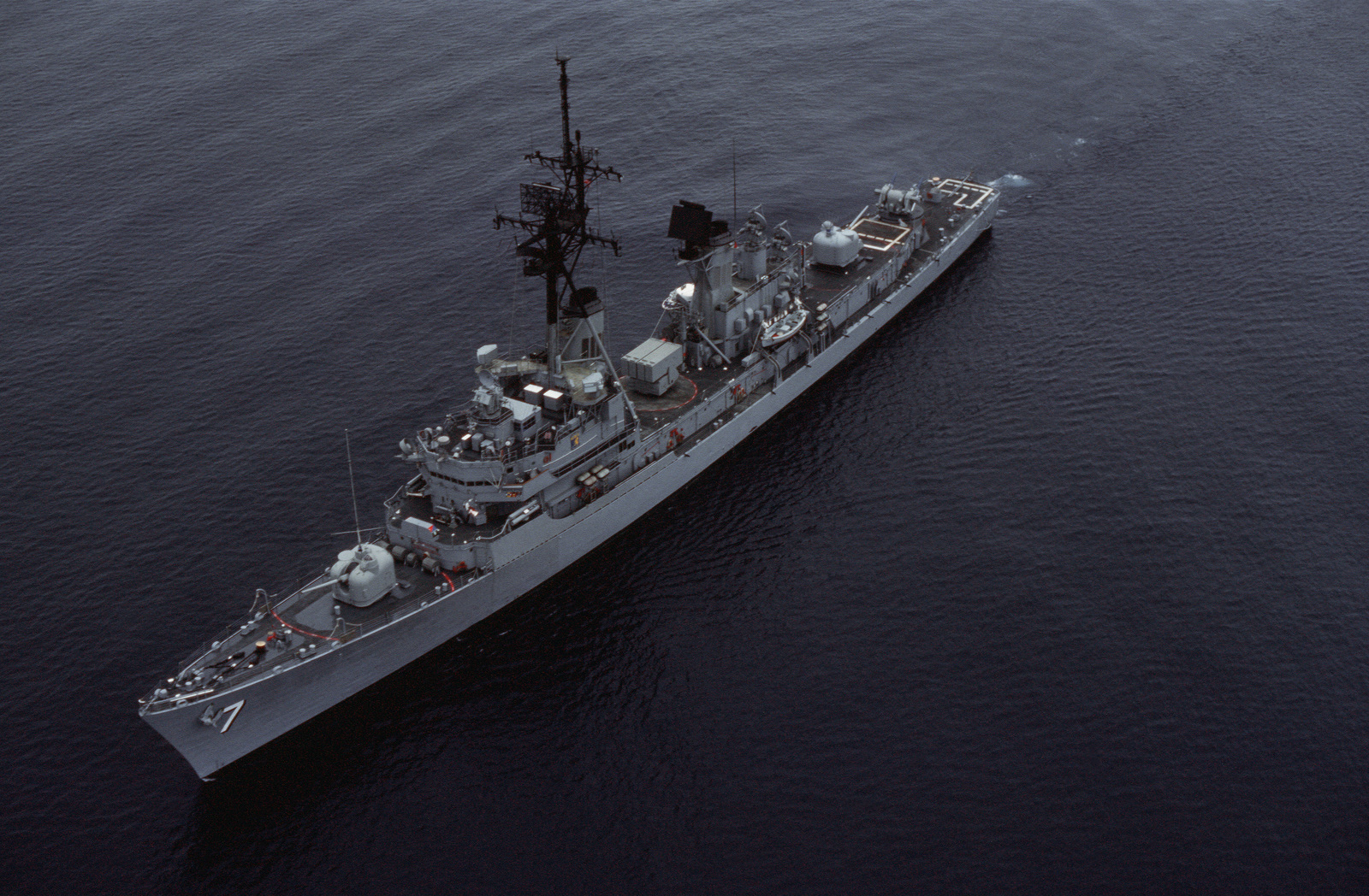 A Port Bow View Of The Guided Missile Destroyer USS HENRY B. WILSON ...