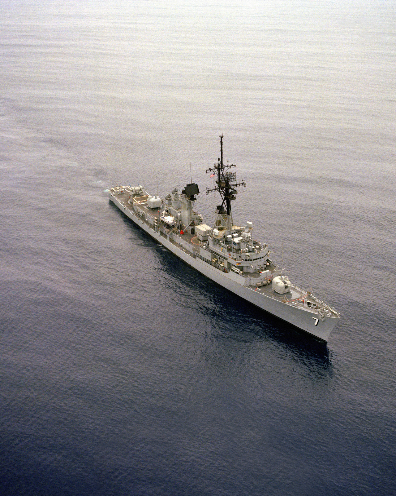 A Starboard Bow View Of The Guided Missile Destroyer USS HENRY B ...